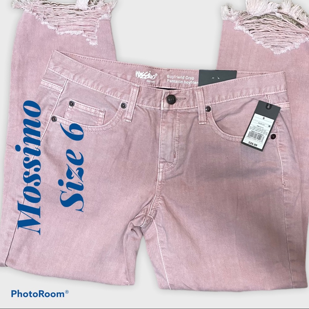 Womens Jeans Distressed and Cropped sz6